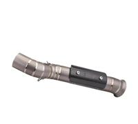 SPAMFAFGHQ Silencieux D'échappement Moto Pour CFMOTO 800MT CF800-5A 2021 2022 2023 2024 Tube Intermédiaire Modifié En Alliage De Titane(Alliage de titane B)