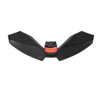 SPAMFAFGHQ Spoiler Avant Aile Fixe pour Moto Yamaha MT-09 MT09 SP 2024 2025 Latérale Ailéon Déflecteur d'air(Matte Black)