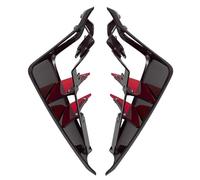 SPAMFAFGHQ Spoiler Latéral Nu De Moto Sportive Aérodynamique Déflecteur D'aileron pour Yamaha MT09 MT-09 SP 2021-2023(Rouge)