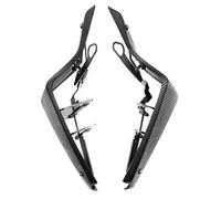 SPAMFAFGHQ Spoilers Latéraux Nus Sport pour Moto Portance Aérodynamique Déflecteurs D'Aile pour Yamaha MT-09 MT09 MT 09 SP 2021-2023(Carbon Look-Gray)