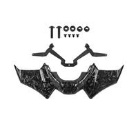 SPAMFAFGHQ Sport Downforce Spoiler Frontal Nu Déflecteur Aérodynamique pour Yamaha MT 07 MT-07 2021 2022 2023(Forged Pattern)