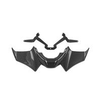 SPAMFAFGHQ Sport Moto Appui Aérodynamique Spoilers Avant Dénudés Aileron Aérodynamique Déflecteur pour Yamaha MT 07 MT-07 2021 2022 2023(Twill Pattern)