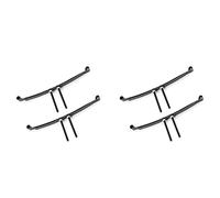 Spamietz 4 Set Ressorts Un Arbalète en Acier pour 1/14 RC Tracteur Remorque Camion Modèle Auto Mise à niveau Pièces Accessoires de Rechange, A