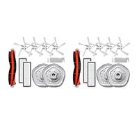Spamietz Lot de 2 accessoires pour aspirateur Bot W10 W10Pro, brosse latérale principale, filtre HEPA, chiffon de nettoyage