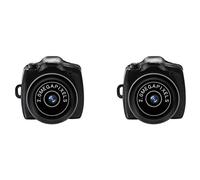 Spamietz Lot de 2 mini caméras vidéo HD enregistreur audio Webcam Y2000 Petite sécurité secrète Nounou Voiture Sport Mini Cam