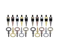 Spamietz Lot de 20 décapsuleurs en métal et bouchon de vin vierges en acier inoxydable pour décapsuleur plat, Ouvre Bouteille