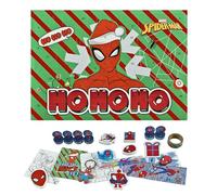 SPAN8027 - Undercover - Calendrier de l'Avent Spiderman pour enfants, multicolore