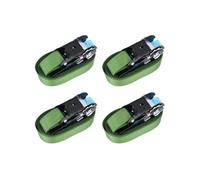 vidaXL Sangles d'arrimage à cliquet 148893 - 4 pièces 800 daN 6 m Vert