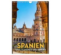 Spanien - Tapas, Flamenco und Sangria (Wandkalender 2026 DIN A4 hoch), CALVENDO Monatskalender: Viva España!