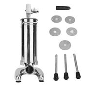 Spanish Churro Maker en acier inoxydable 3L Manuel vertical Churro Machine 5 Moules à la maison Commercial Utilisation de Tehouse Cafe