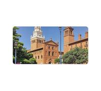 Spanish Cities Grand tapis de souris de jeu antidérapant pour bureau, travail ou maison 30 x 60 cm