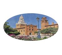 Spanish Cities Tapis de bain doux et absorbant antidérapant pour chambre à coucher, salon, décoration d'intérieur - 60 x 60 cm