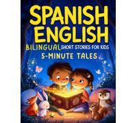 Spanish English Bilingual Short Stories for Kids: 5-Minute Tales: 60 Fun Adventures with Interactive Activities to Build Vocabulary, Reading Confidence, and Dual Language Skills for Children Ages 4-8