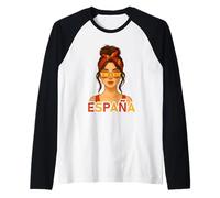 Spanish Girl España Spain Flag Spanish Girlfriend Wife Manche Raglan