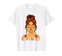 Spanish Girl Española Spain Flag Spanish Girlfriend Wife T-Shirt