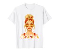 Spanish Girl Española Spain Flag Spanish Girlfriend Wife T-Shirt