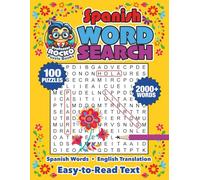 Spanish Language Word Search: Professor Rocko Puzzle Books - 100 Bilingual Puzzles with English Translations
