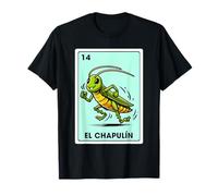 Spanish Mexicana Grasshopper El Chapulin Carte de Bingo Mexicaine T-Shirt