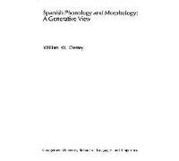 Spanish Phonology And Morphology