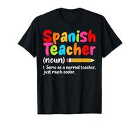 Spanish Teacher Definition Classroom Humor Saying T-Shirt