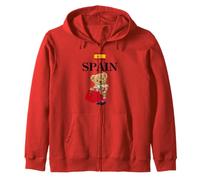 Spanish Teddy Bear Bull Fighter, Spain Illustration Graphic Sweat à Capuche