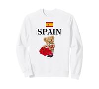 Spanish Teddy Bear Bull Fighter, Spain Illustration Graphic Sweatshirt