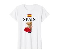 Spanish Teddy Bear Bull Fighter, Spain Illustration Graphic T-Shirt Graphique avec Valeur