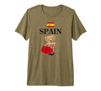 Spanish Teddy Bear Bull Fighter, Spain Illustration Graphic T-Shirt Haut de Gamme