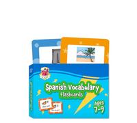 Spanish Vocabulary Flashcards for Ages 7-9 (with Free Online Audio)