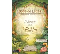 Spanish Word Search (Nombres de la Biblia): Sopa de Letras de la biblia para Adultos - Fácil de leer, aprende Nombres de la Biblia Bible Names | 6X9, ... Gift for Vacations, Holidays and free time.