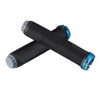 Spank Paire de grips Spike 30 mm Noir/Bleu