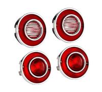 SPANN Iture Clignotant pour Chevrolet pour Corvette C3 1975-1979 Accessoires extérieurs Auto 4 pièces Feux arrière Feux de recul/Feux de recul Clignotants Feux(Red-4Pcs)