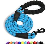 Spanner In The Works® | Laisse bleue clair pour chiens de grande taille - Laisse réfléchissante, 1,5 m de long, laisse anti-traction épaisse de 13 mm | Poignée confortable, laisse solide pour chien