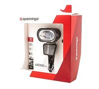 Eclairage vélo Spanninga Axendo 6-36V 40Lux noir - visibilité 60m - vu à 3.5kms