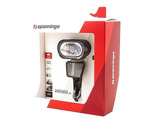 Spanninga Axendo 40 XE Phare Avant pour vélo électrique Noir 2020, Noir, Taille unique