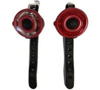 Spanninga éclairage Bobb batterie LED noir / rouge G
