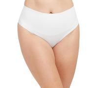SPANX Cotton Control Thong String, White, XL