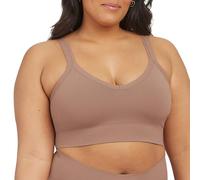 Spanx Smooth EcoCare Brassière Longue sans Couture - Confortable au Quotidien - Soutien-Gorge sans Armatures pour Femme, Café au Lait, Taille L