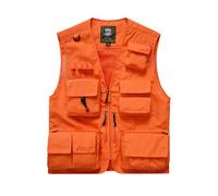 Spanye Gilet de plein air Hommes Vestes d'été de pêche photographie à séchage rapide Gilet multi-poches - - Large