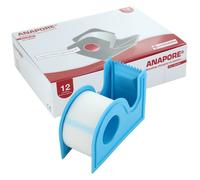 Sparadrap Anapore avec dévidoir Euromedis (boite de 4 ou 12 rouleaux)