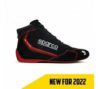 Sparco - 00129544nrrs - Mixte Bottines Slalom 2022 Taille 44 Noir/Rouge Chaussure Bateau, Standard Multicolore