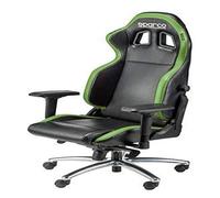 SPARCO 00975NRVD Set de 2 Chaise de Bureau, Noir/Vert