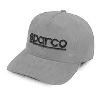Sparco Casquette 01353GR Suède Baseball Standard Unisexe Adulte Gris