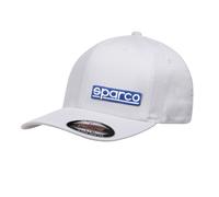 sparco Casquette Flexfit Original Blanc Taille S/M Baseball Standard Unisexe Adulte