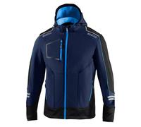 SPARCO 02412 VESTE NEW 2024 SOFT-SHELL TECH YORK BLEU MARINE/AZURRO
