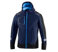 Sparco 02412BMAZ Veste de travail soft-shell York bleu ciel