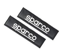SPARCO 1 Set de 2 Coussins Ceinture de sécurité Voiture Look Carbon Universel, Carbone