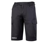 Sparco Bermuda Cargo Multi Pocket Travail Gris TG.XXL Coton Stretch