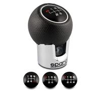 Sparco Bouton de levier de vitesse manuel Lazio Chrome/Noir Universel