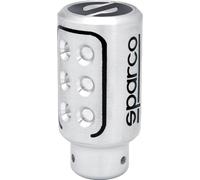 Sparco Bouton de levier de vitesse manuel Racing Aluminium Universel, Argenté/Gris